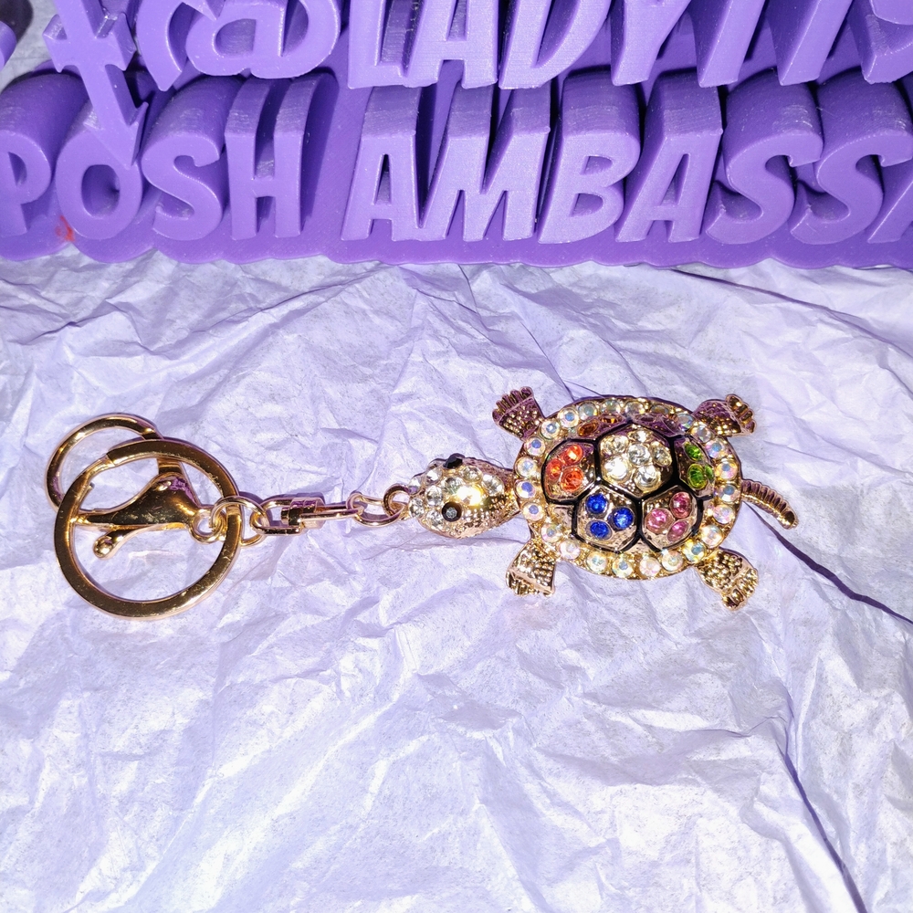 Source Unknown Multicolor Turtle Key Holder - image 1